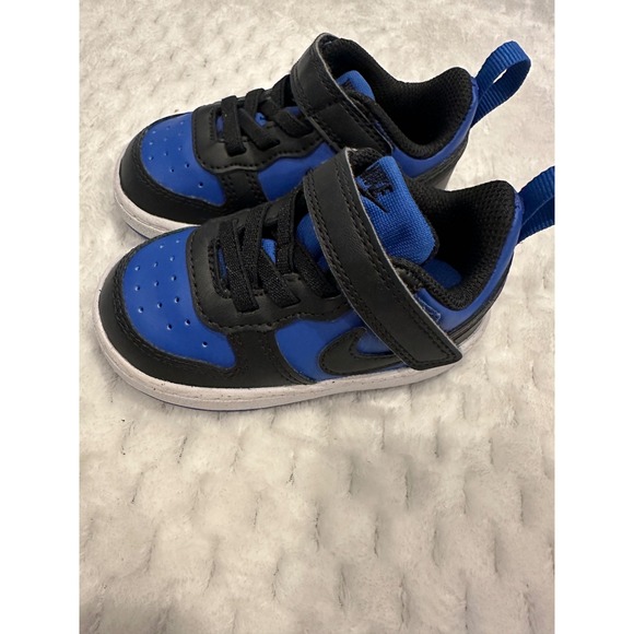 Nike Other - Nike Court Borough Low Recraft Black Game Royal Blue HM6300-480 Toddler 5C